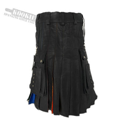 Rainbow Leather Kilt