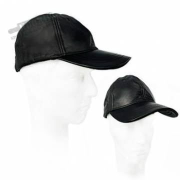 Leather Baseball Hat