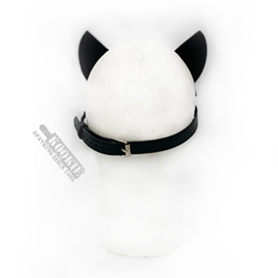 Vegan Leather Cat Mask