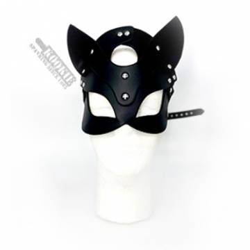 Vegan Leather Cat Mask