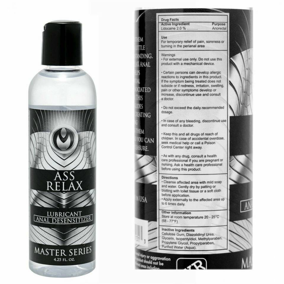 Master Ass Relax Anal Desensitizer 4.25FL OZ