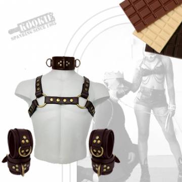 Burgundy Leather Brass Kit