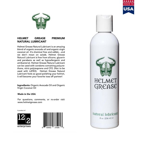 Helmet Grease Natural Lubricant 3.4oz