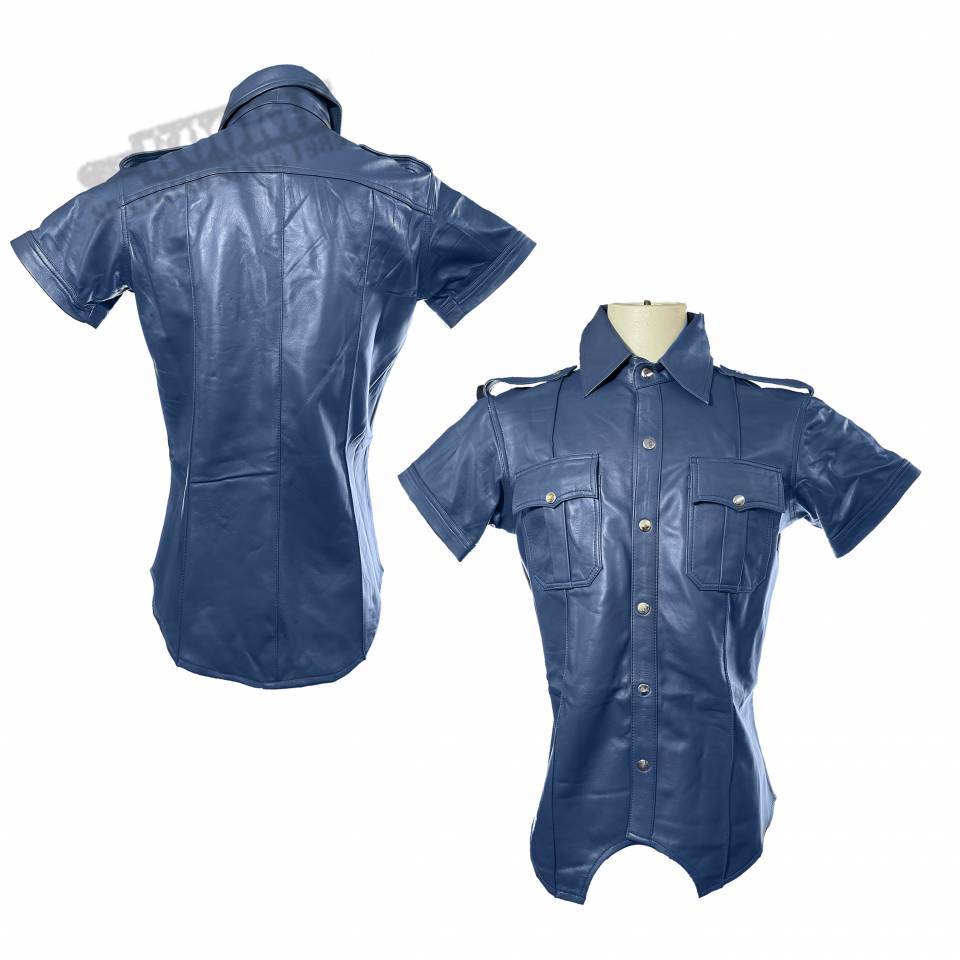 Solid Leather Shirt