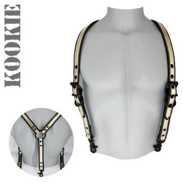 Genuine Leather Combination Suspenders