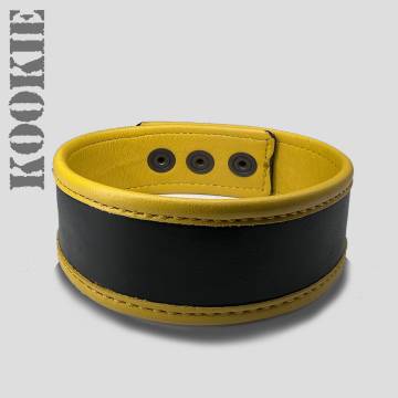 Black Armband With Colorful Piping