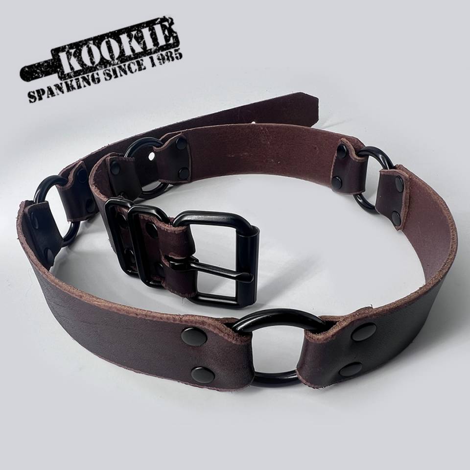 Blackware Four Ring Leather Belt
