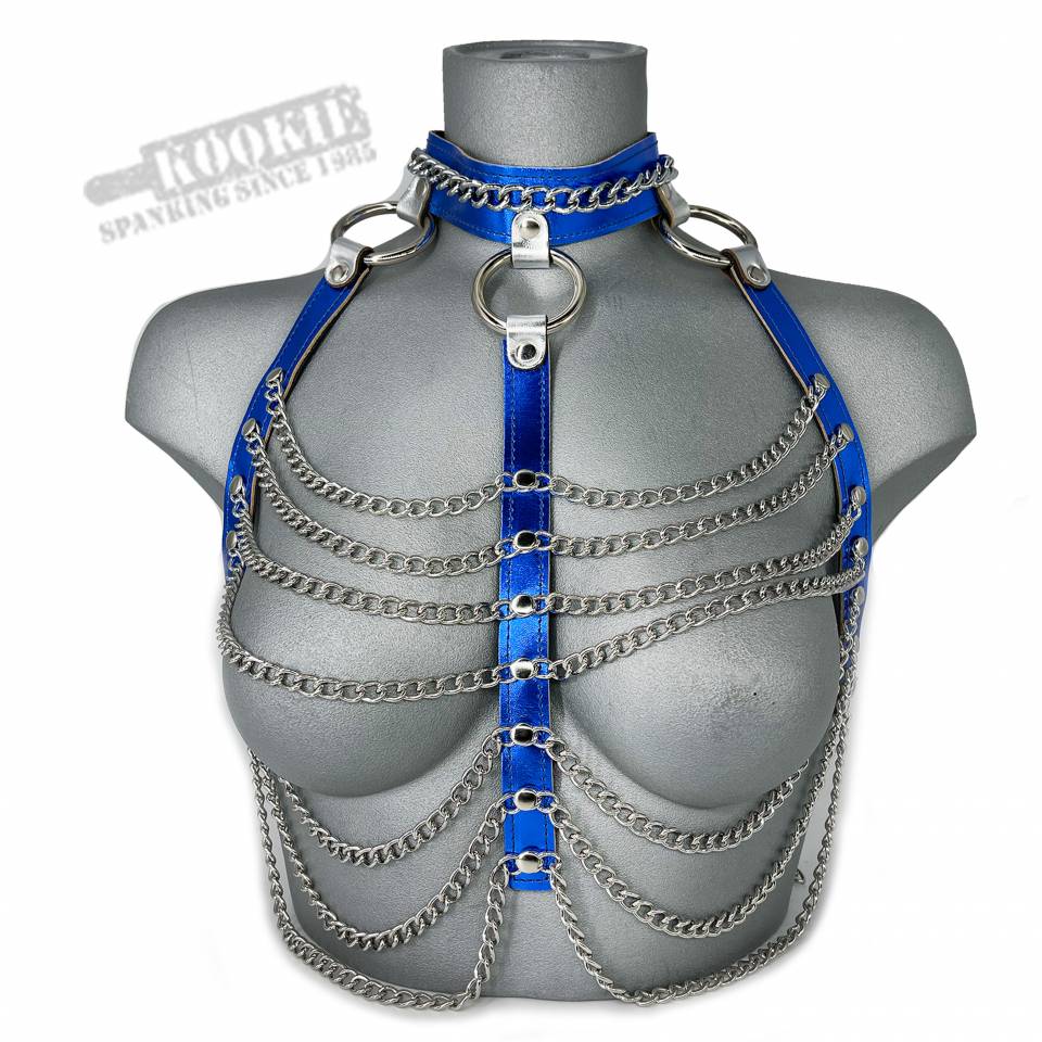 Electric Blue Athena Halter Top