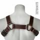 Bulldog Harness With Black Hardware