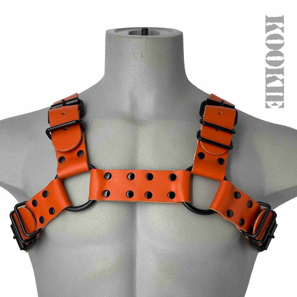 Bulldog Harness With Black Hardware