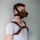 Bulldog Harness With Black Hardware