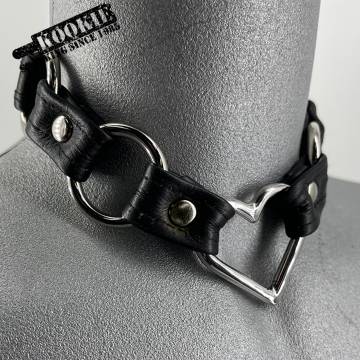 Michiko Heart Chain Collar