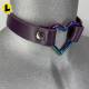 Rainbow Heart Collars