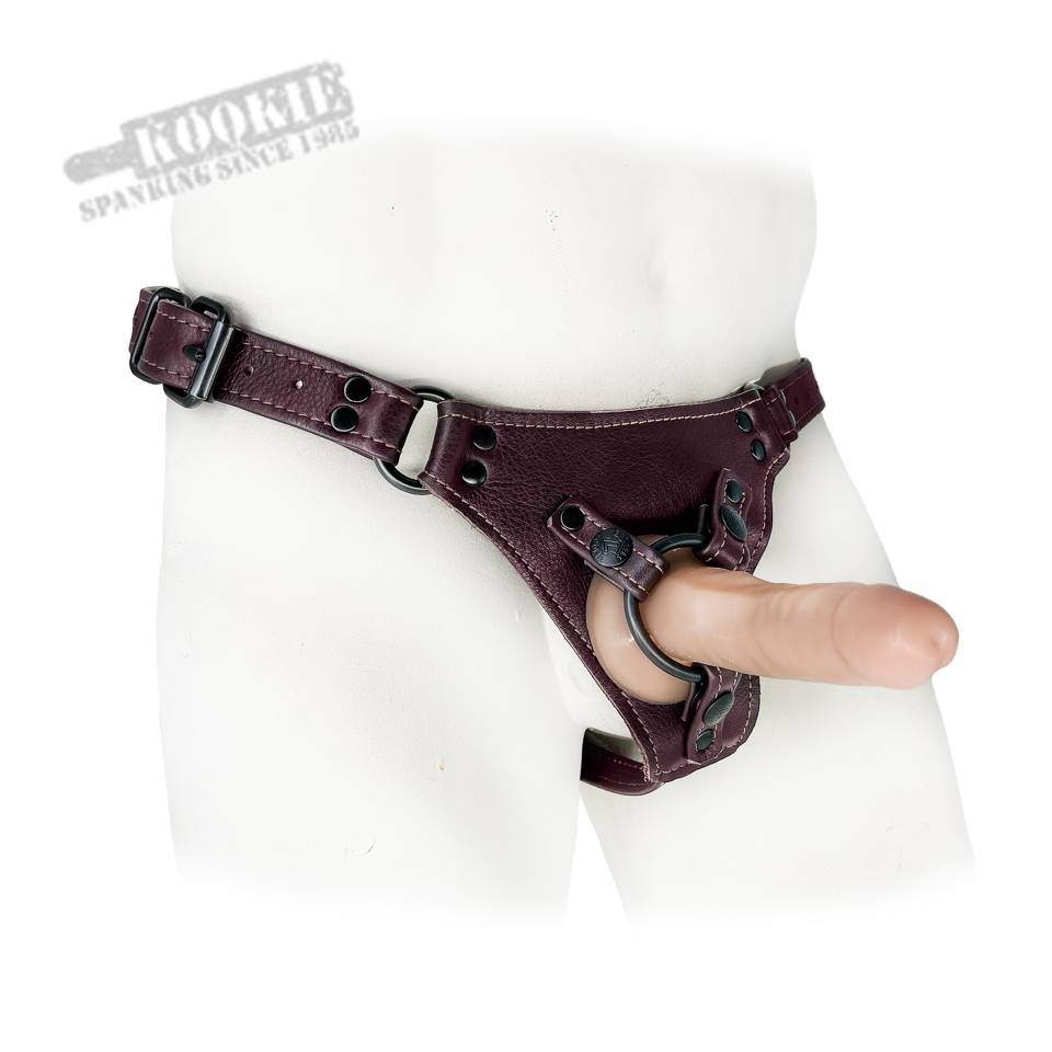 Blackware Burgundy Strap On Harness