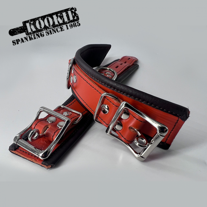 Petite 2-Tone Locking Wrist + Ankle Cuffs [D-Ring]
