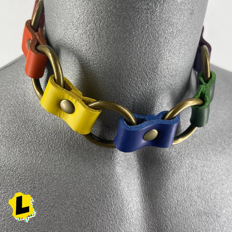 Multi-Ring Rainbow Collars