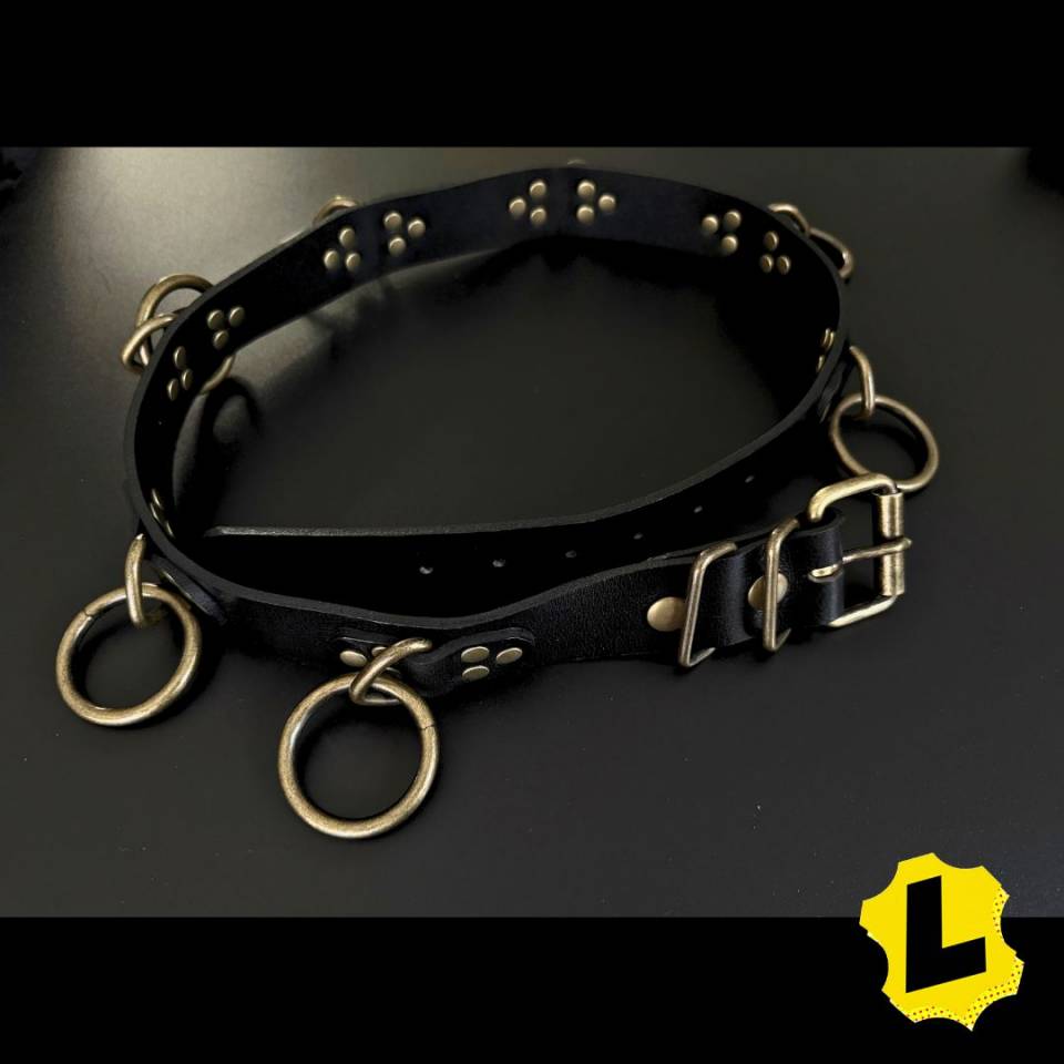 Premium Leather Bondage Belts