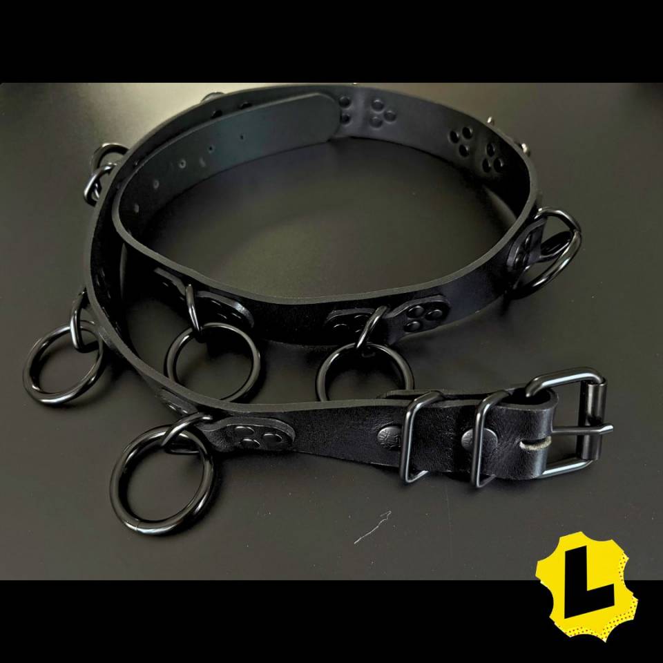 Premium Leather Bondage Belts