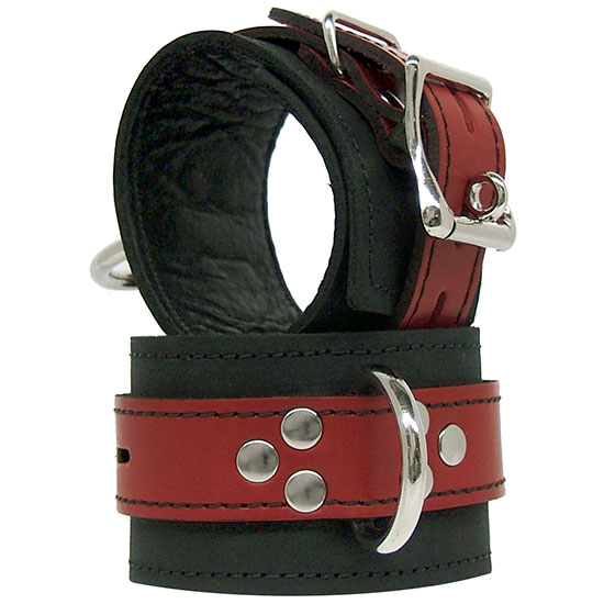 2-Tone Leather Wrist + Ankle Restraints