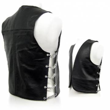 Bar Vest With Metal Chain Sides