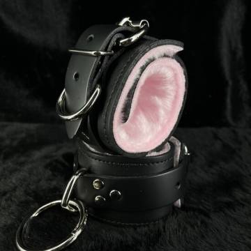 Fleece-Lined O-Ring Wrist + Ankle Restraints