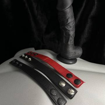Genuine Leather Three Snap CR