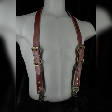 Latigo Leather Suspenders
