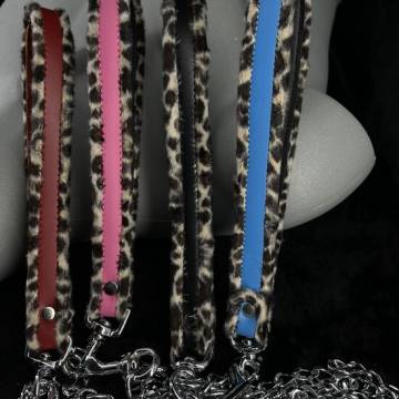 Leopard Trim Leash