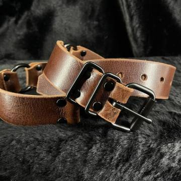Blackware Four Ring Leather Belt