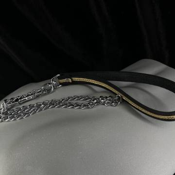 Striped Chain Leash
