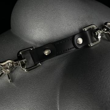 Combination Leather Two Way Tie