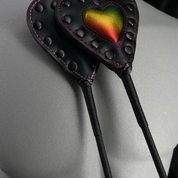 Heart in Heart Riding Crop