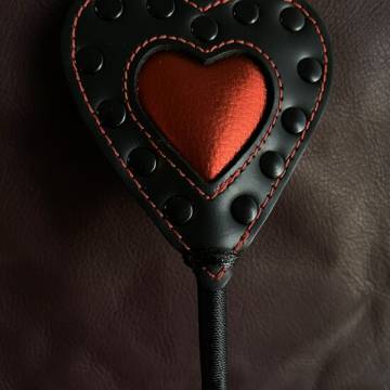 Heart in Heart Riding Crop