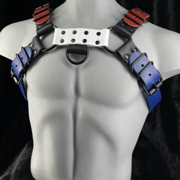 Leather Pride Bulldog Harness