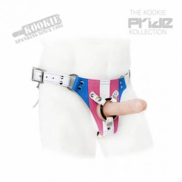 Trans Pride Strap On Harness