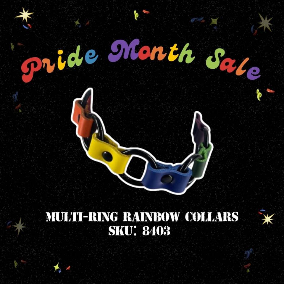 Multi-Ring Rainbow Collars