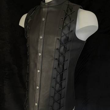 Front & Back Laced Sleeveless Shirt