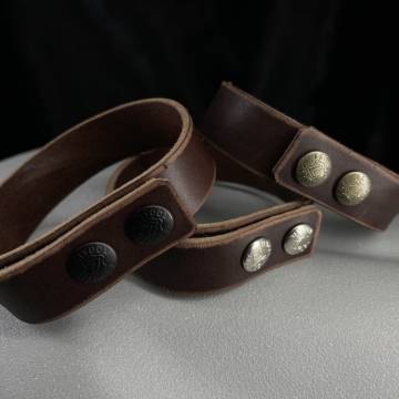 1" Latigo Leather Plain Armband