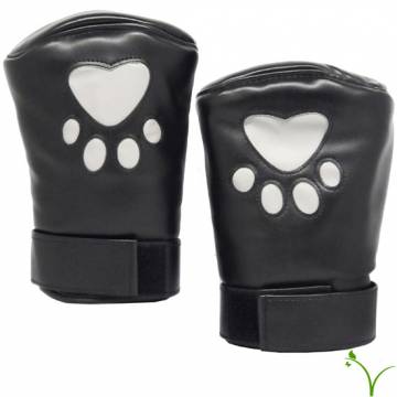 Paw Print Mittens - Vegan