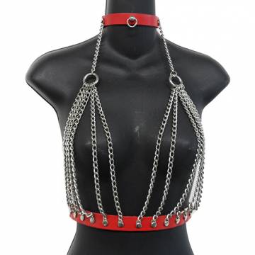 Drape Chain Bra