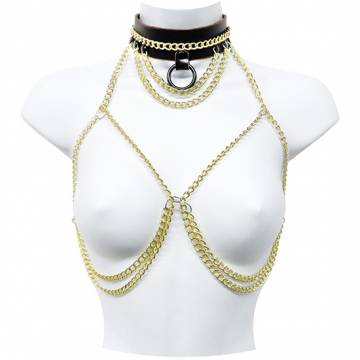 Prende Halter Top Gold