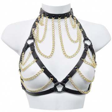 Dionysus Halter Top Gold