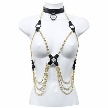 Hedone Halter Top Gold