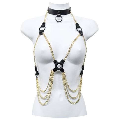 Hedone Halter Top Gold