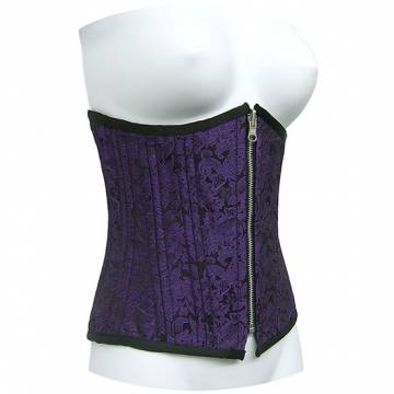 Purple Or Black Reversible Waist Cincher