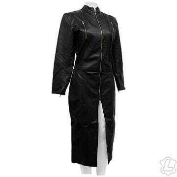 Black Leather Oppressor Dress