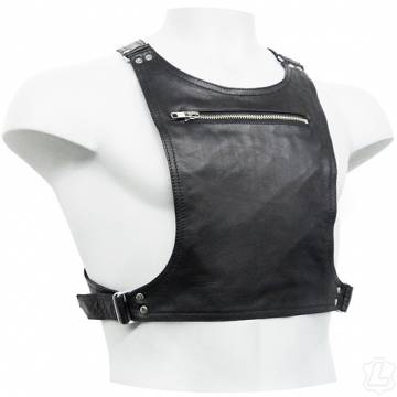 Utility Harness In Black Leather