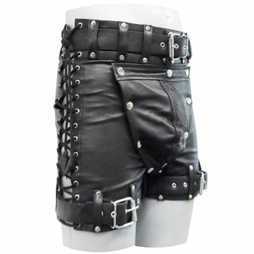 Shorts With Pouch And Side Laces