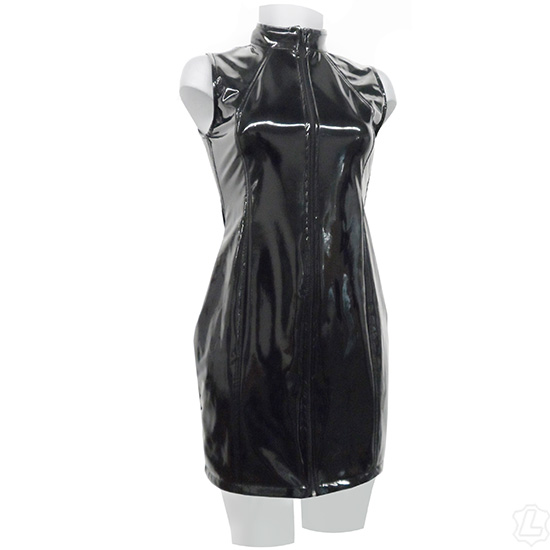 Black PVC Dress