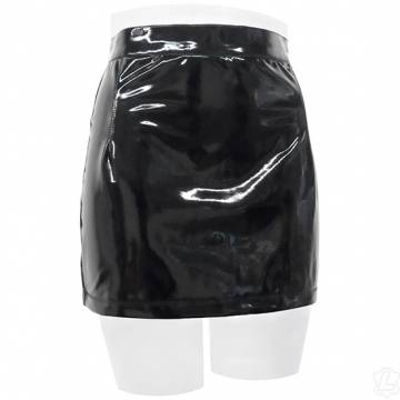 Shiny PVC Mini Skirt